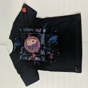 Men's Nike Basketball Space Program Medium Black TShirt  Dri-Fit Lebron James